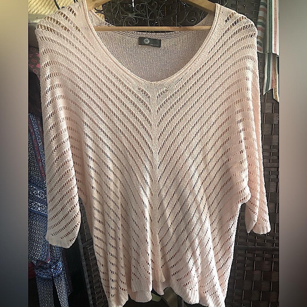 MADE IN ITALY modal crochet top